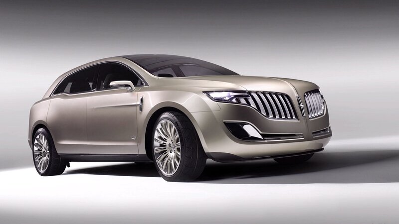 Lincoln Concept Car — Silver, Dramatic, Photograph, Grille