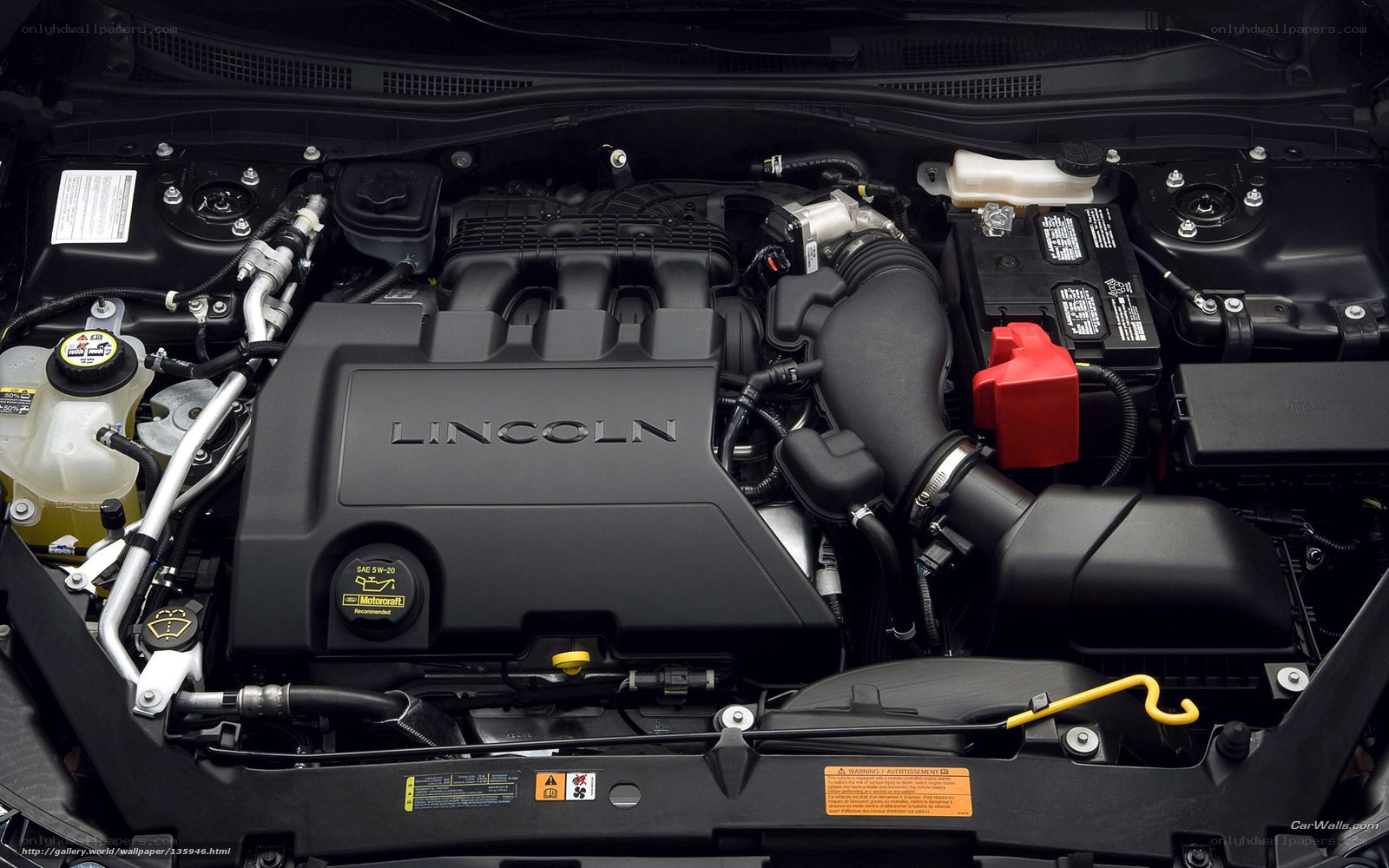 Lincoln engine bay