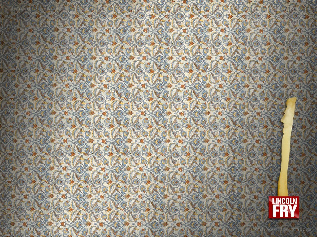 Lincoln Fry logo on patterned background