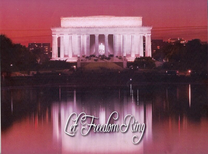Lincoln Memorial at Night — Purple