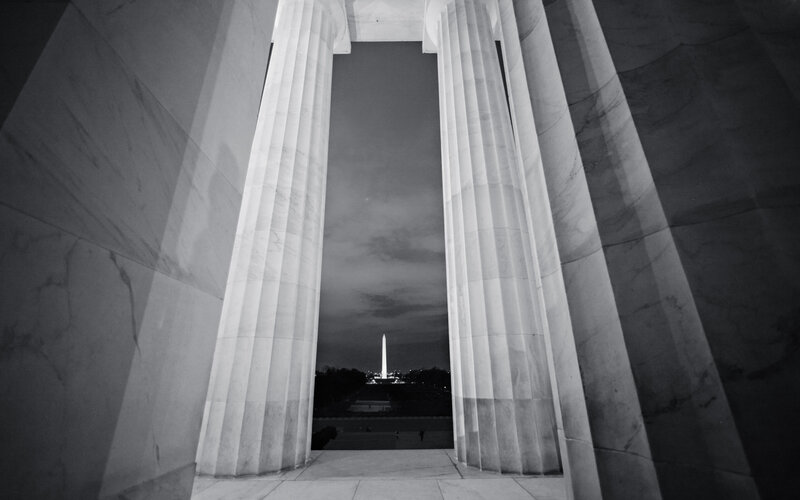 Lincoln Memorial Columns