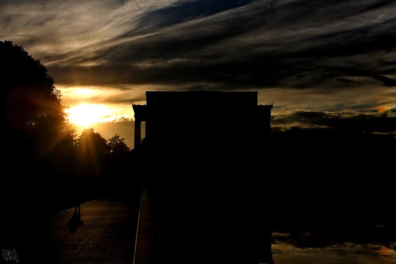Lincoln Memorial Silhouette