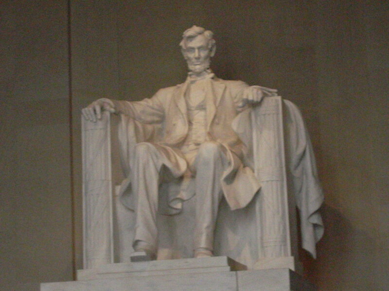 Lincoln Memorial statue