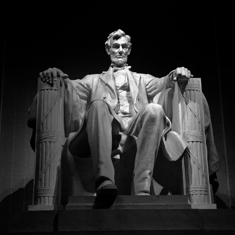 Lincoln Memorial statue