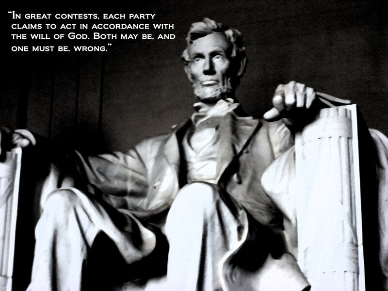 Lincoln Memorial statue quote