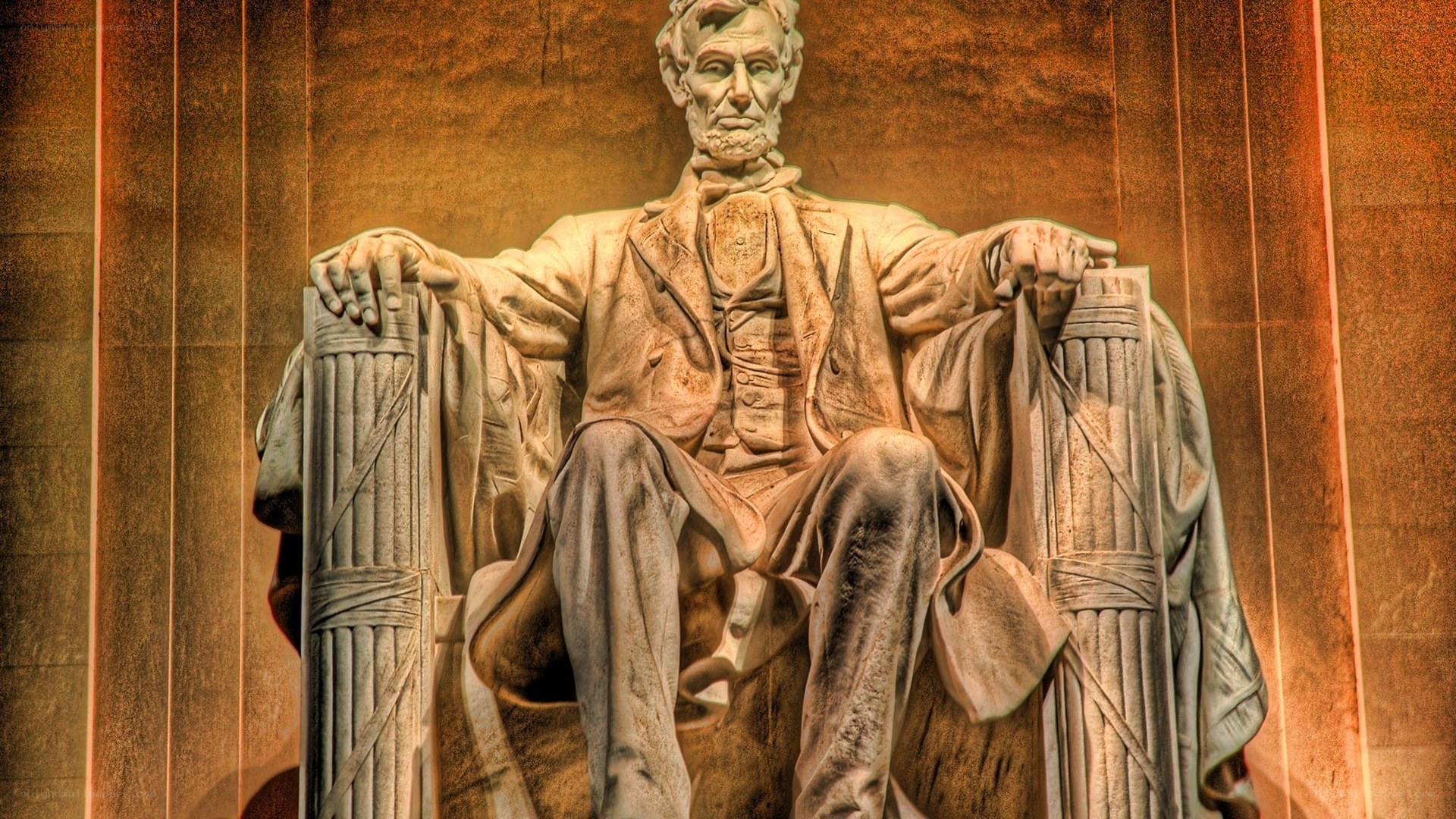 Lincoln Memorial statue
