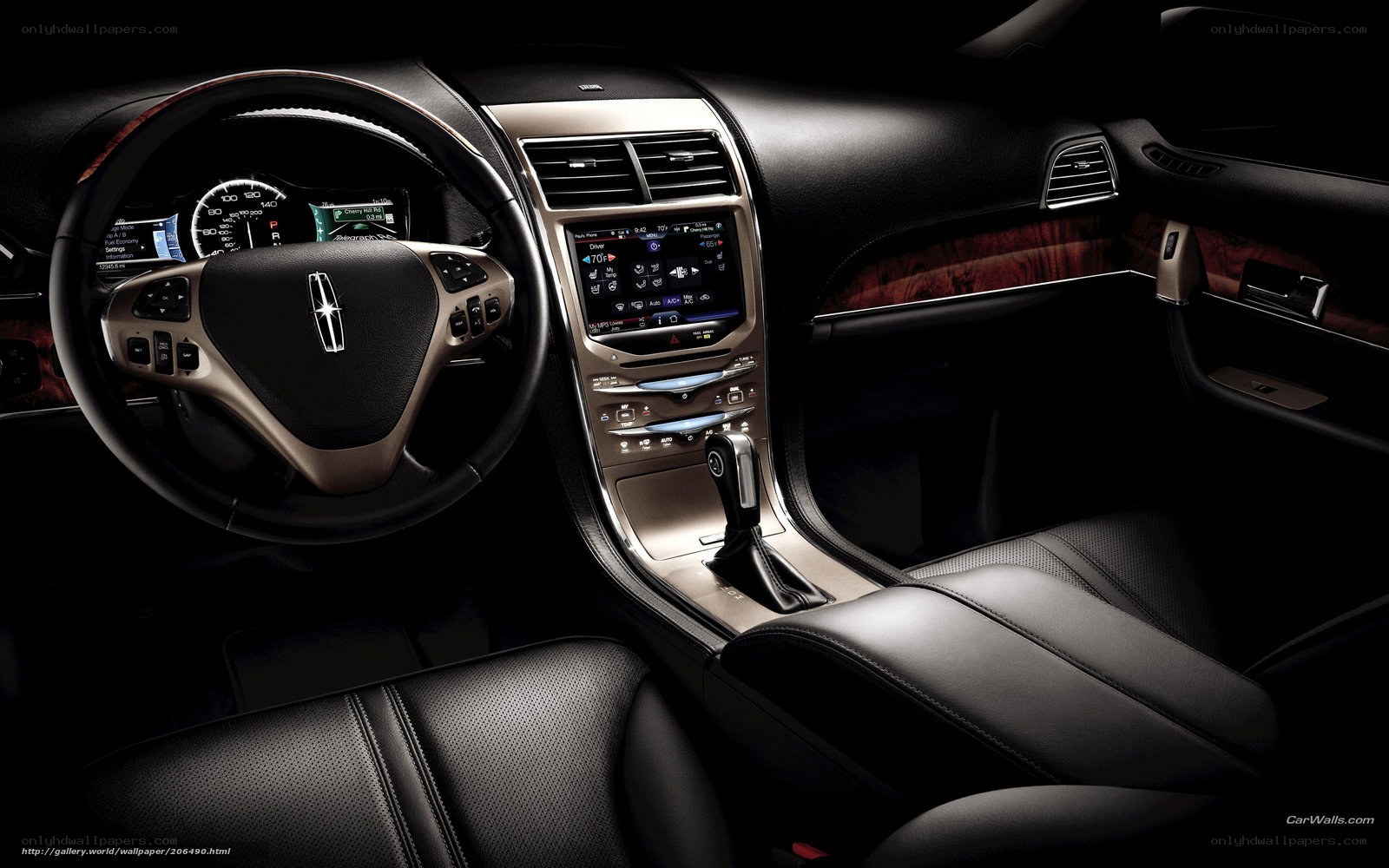 Lincoln MKZ interior dashboard