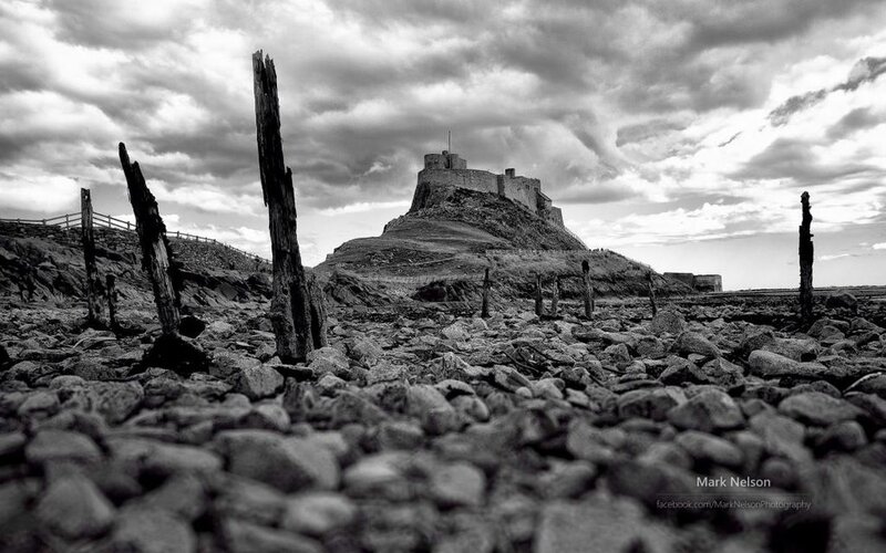 Lindisfarne Castle — Black