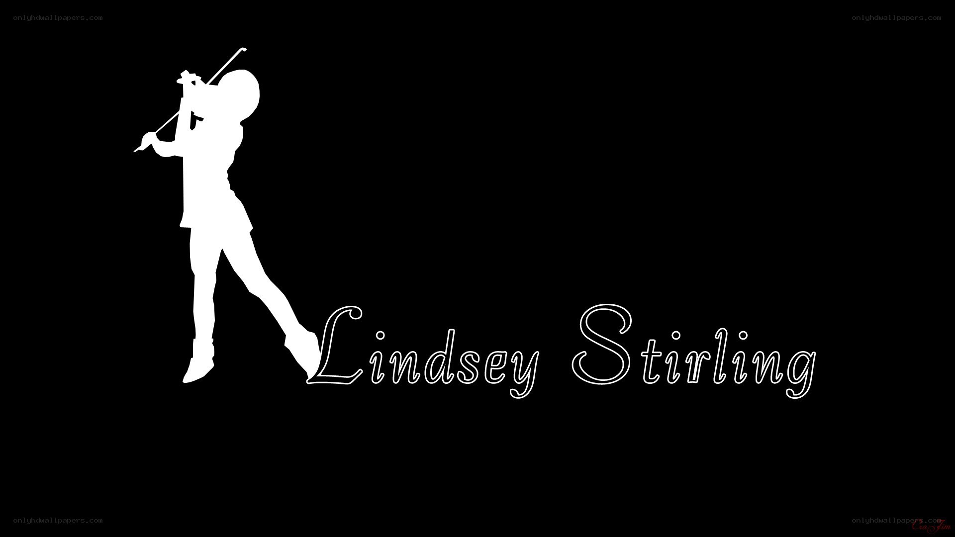 Lindsey Stirling silhouette