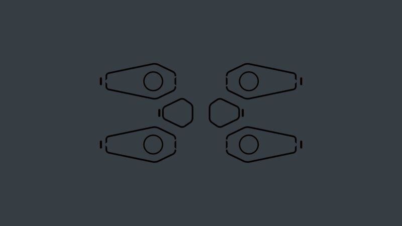 Line Art of Mechanical Parts
