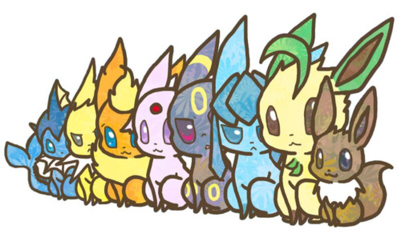 Line of Eevee Evolutions