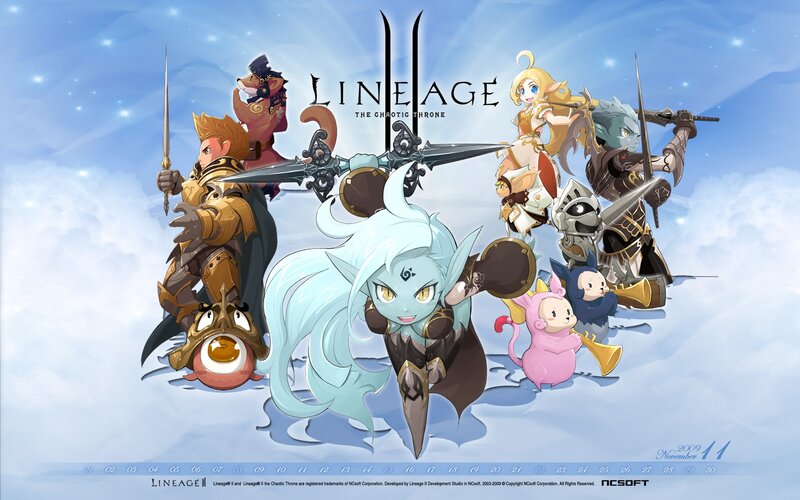 Lineage II characters wallpaper