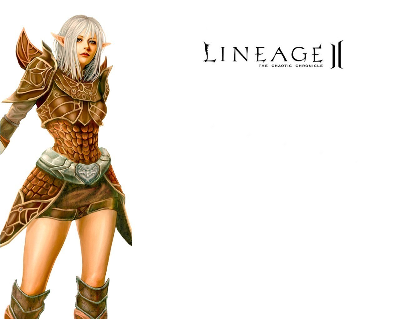Lineage II elf warrior