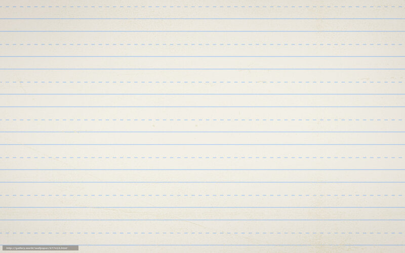 Lined Notebook Paper