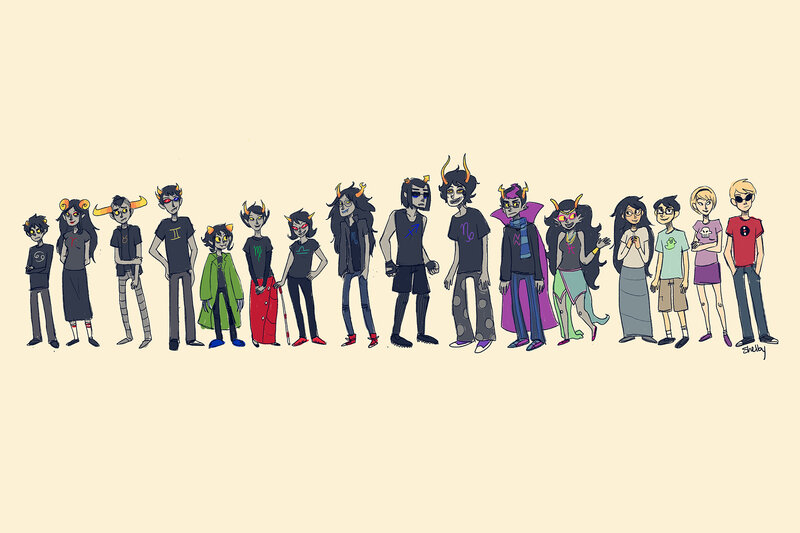 Lineup of troll characters