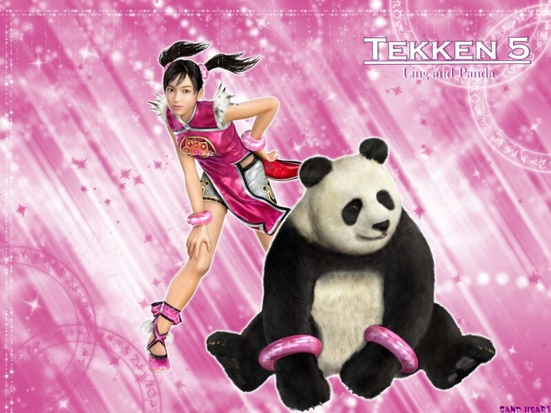 Ling and a Panda