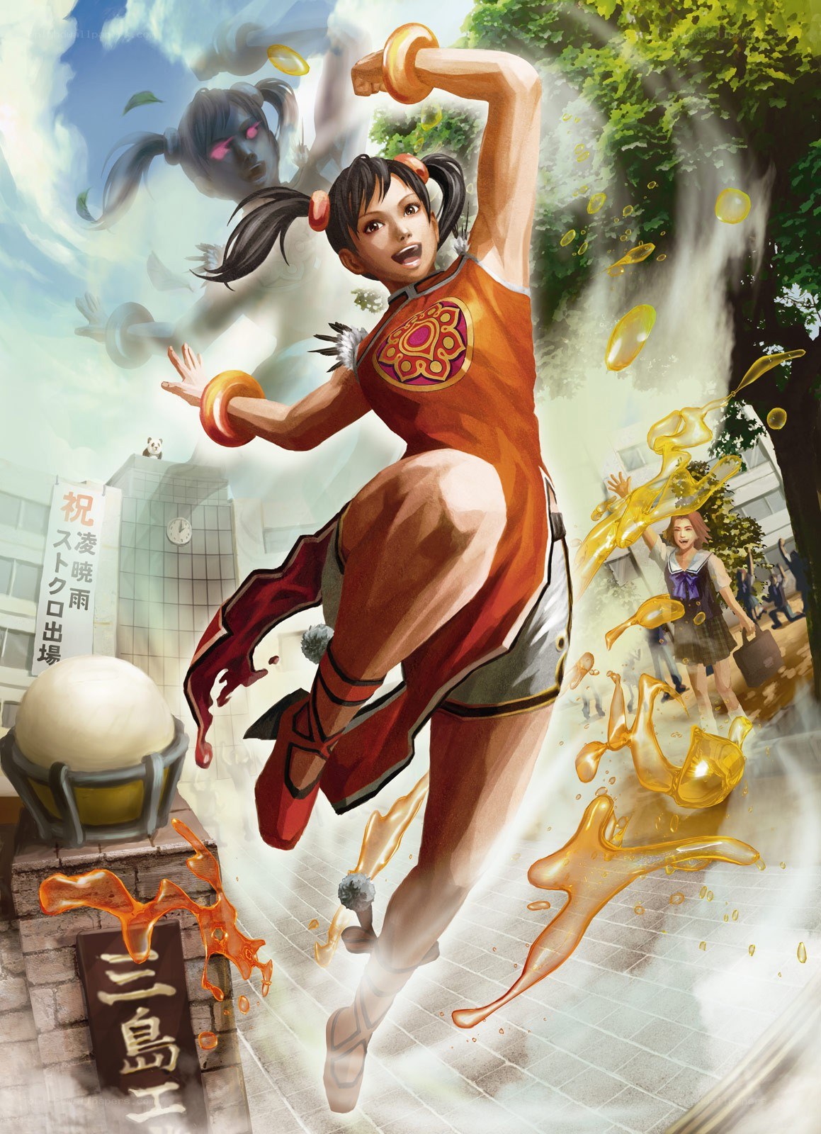 Ling Xiaoyu in action