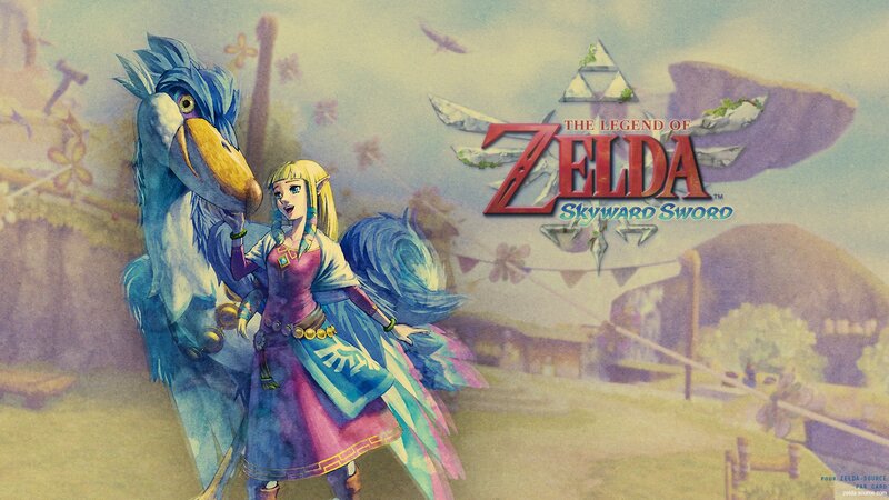 Link and a Bird — Blue