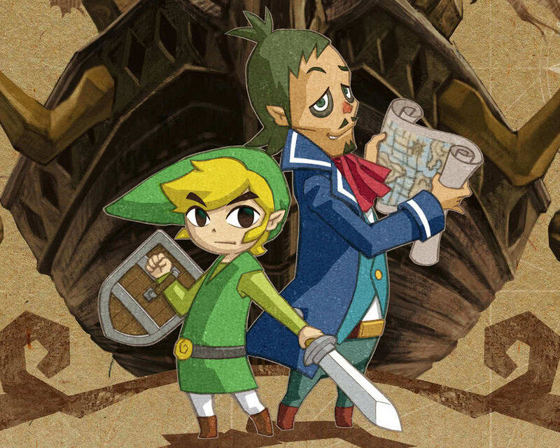 Link and a companion on an adventure