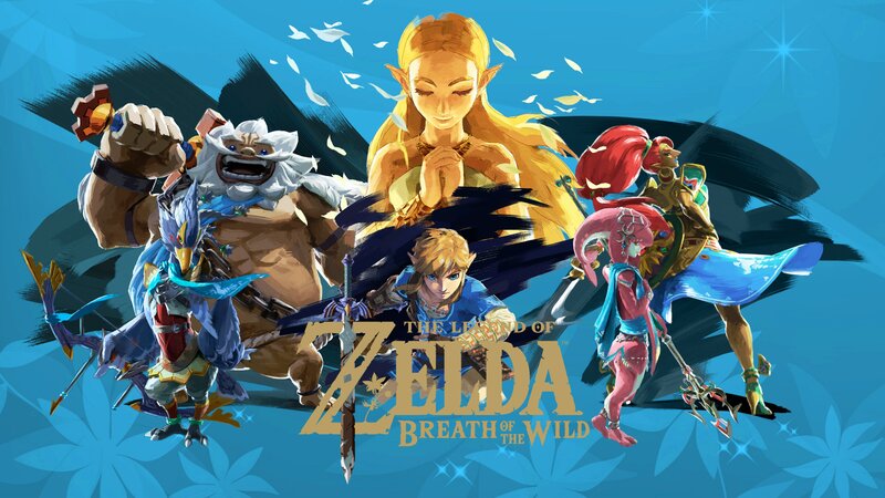 Link and Allies — Blue, Dramatic