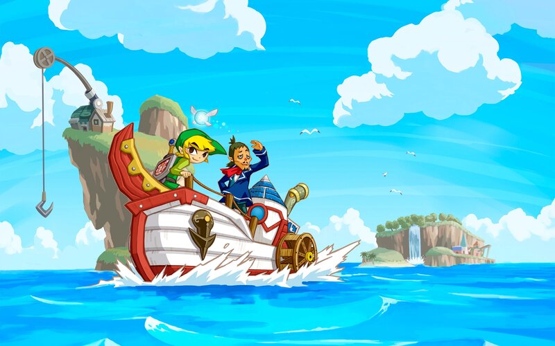 Link and Captain on Boat
