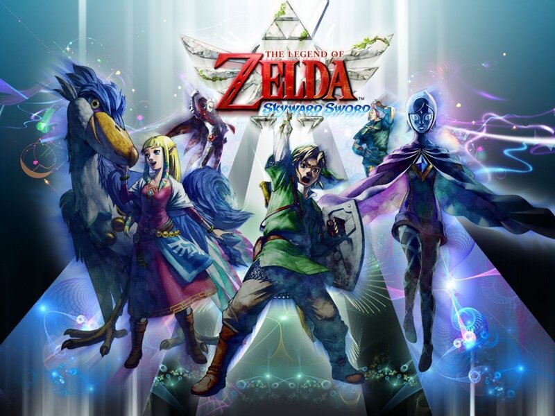 Link and Characters — Blue, Dramatic