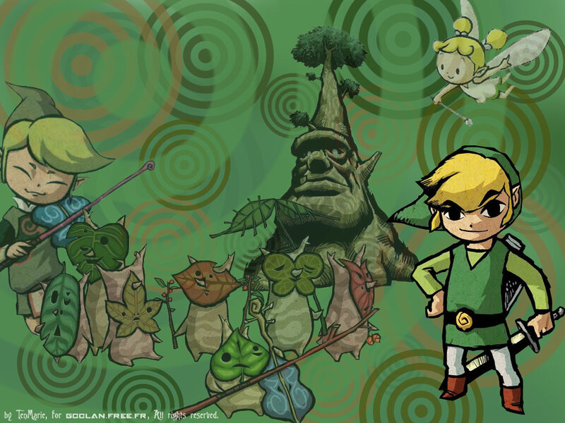 Link and forest creatures