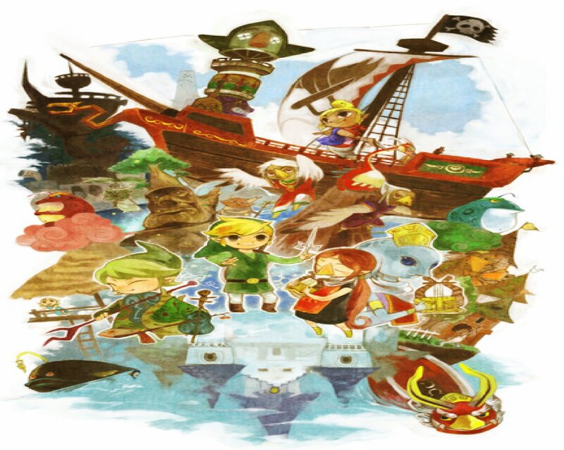 Link and Friends on a Ship