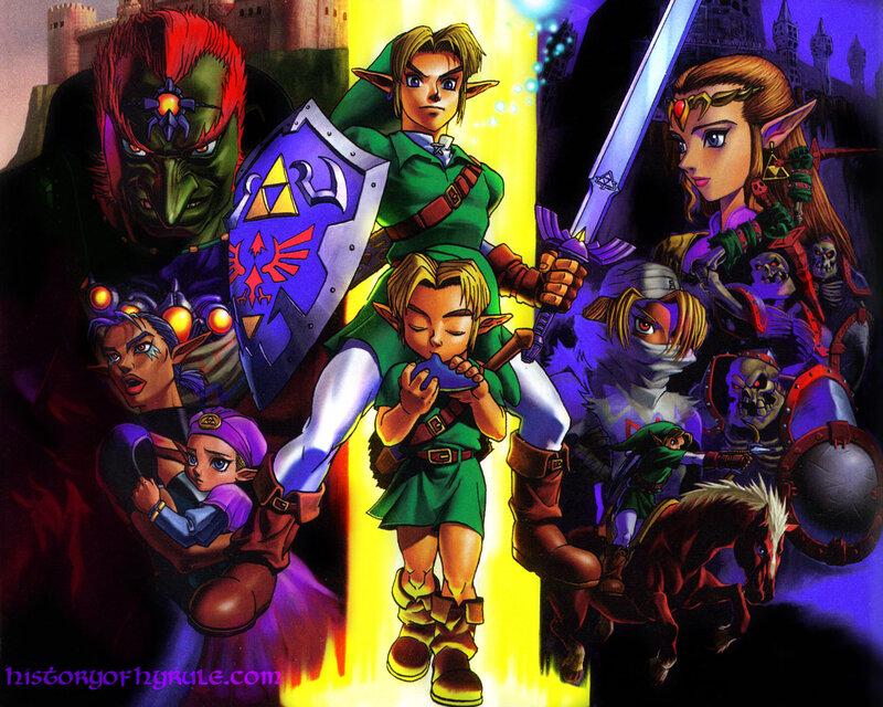 Link and Ganondorf — Green, Dramatic, Night