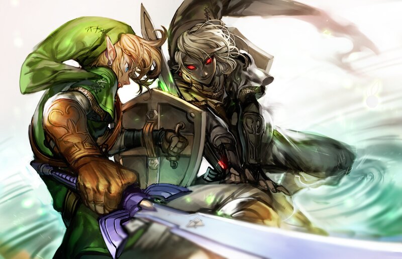 Link and Ganondorf — Green