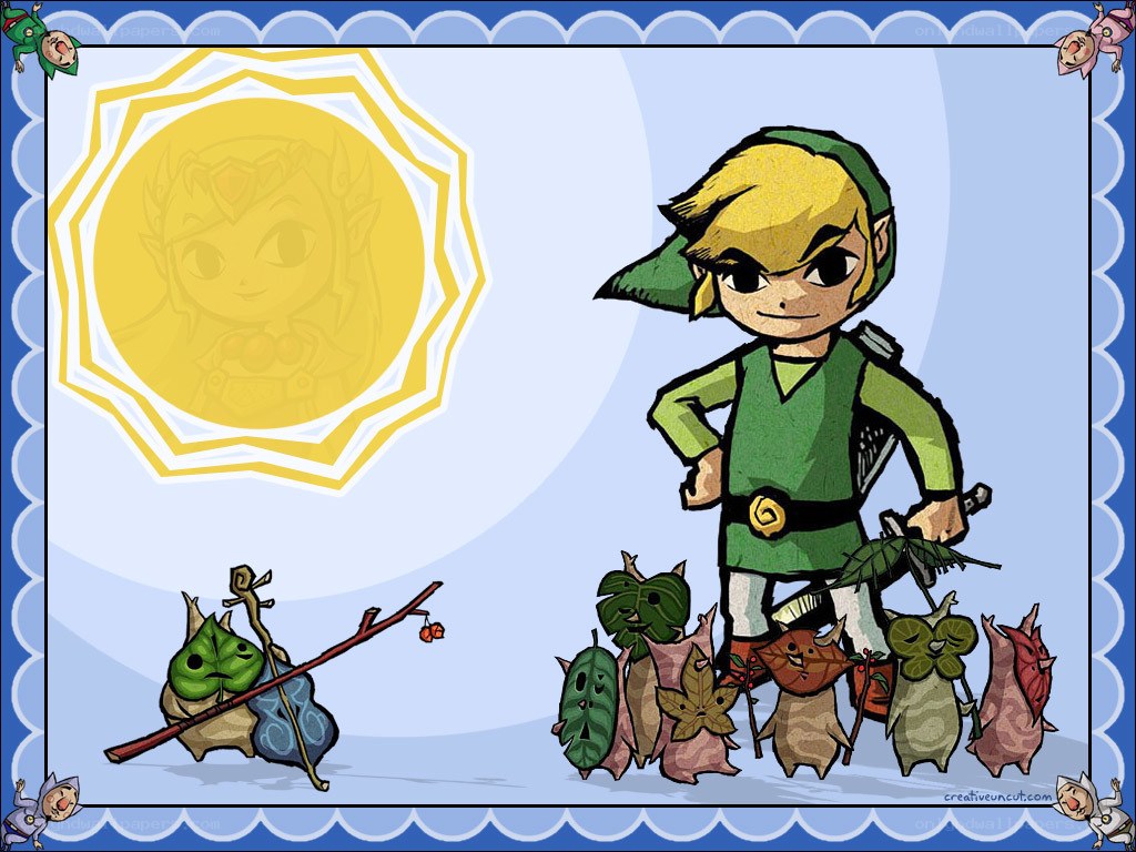 Link and the Deku Scrubs