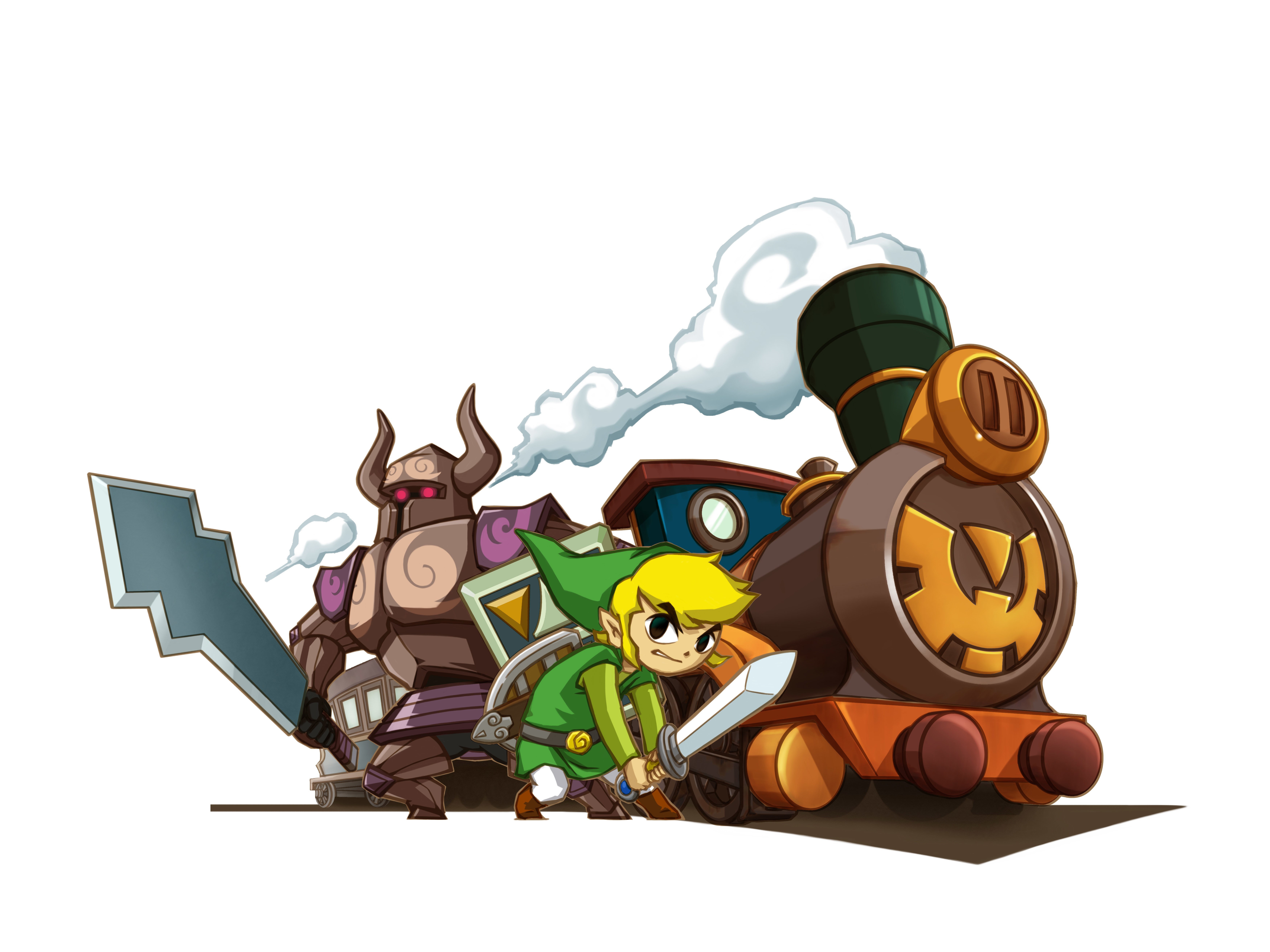 Link and the train