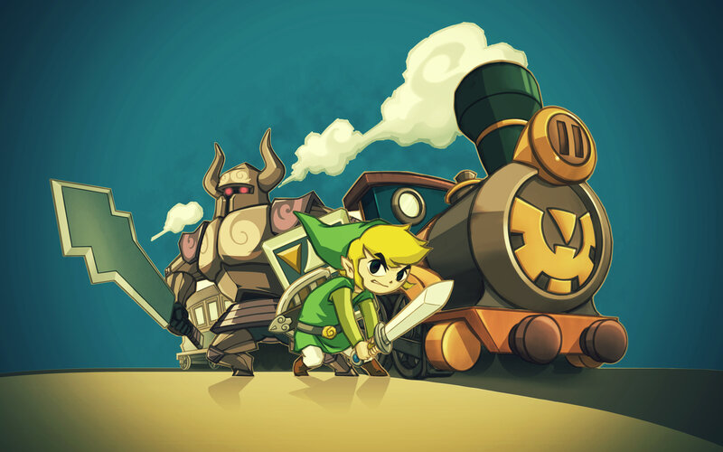 Link and the train