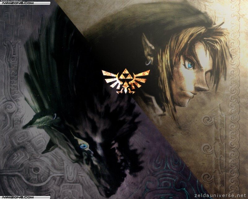 Link and Wolf Artwork