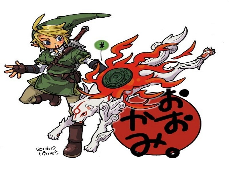 Link and Wolf Artwork