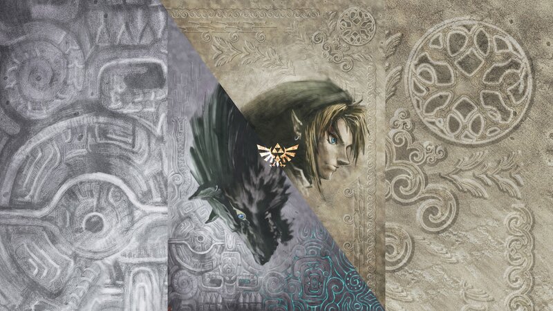 Link and Wolf — Gray