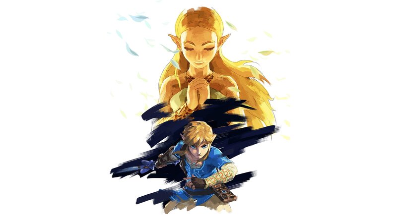 Link and Zelda — Blue