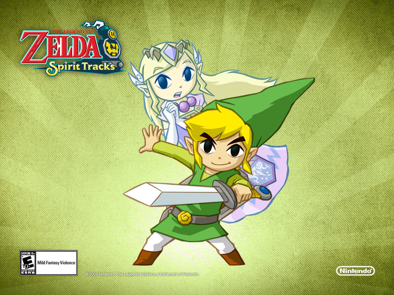 Link and Zelda Characters — Green