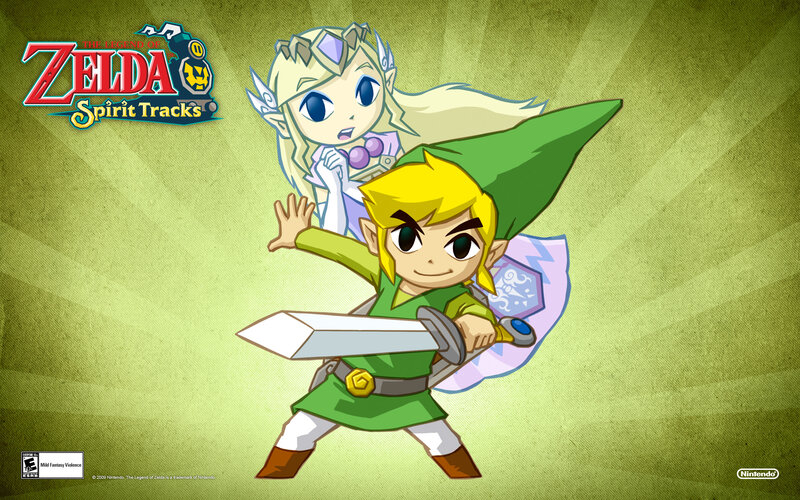Link and Zelda from Spirit Tracks
