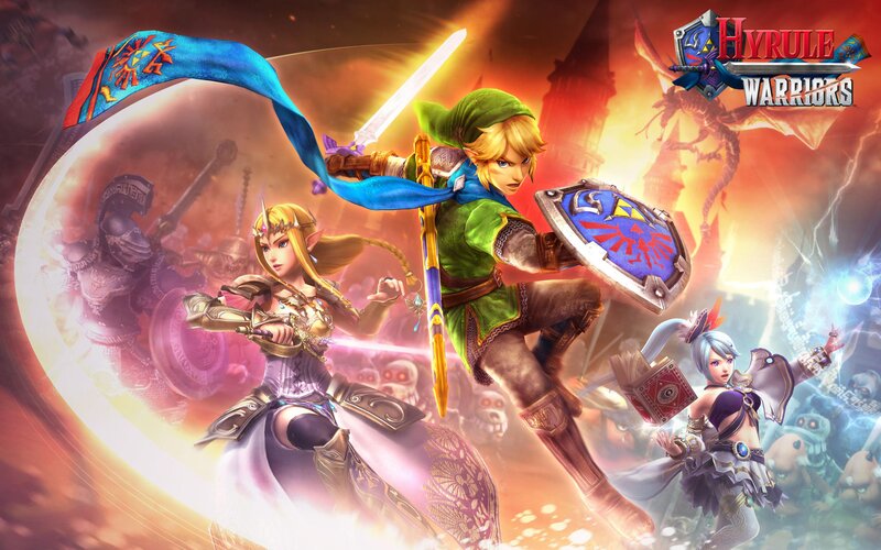 Link and Zelda in Battle — Green