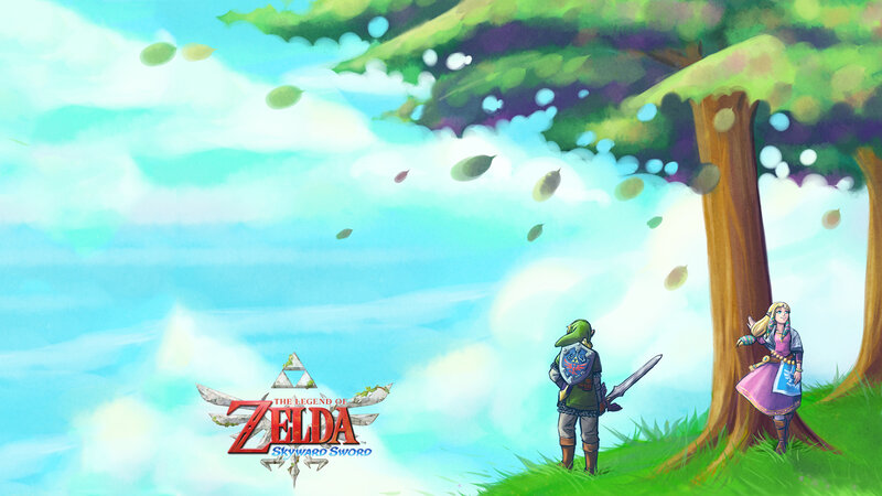 Link and Zelda under Tree