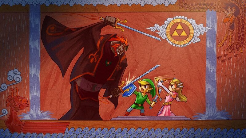 Link and Zelda vs Ganondorf