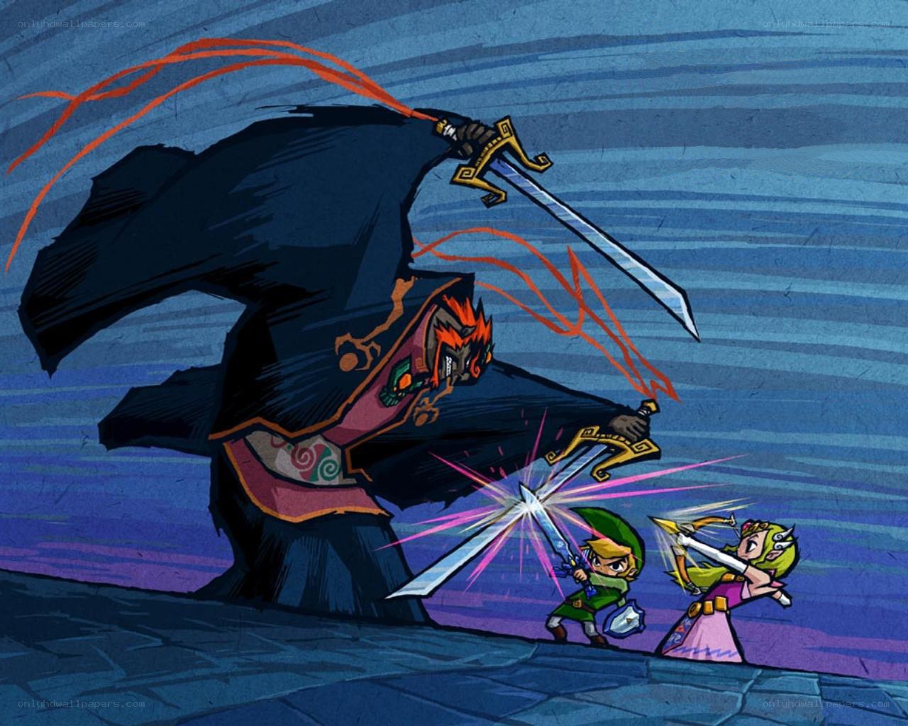 Link and Zelda vs Ganondorf