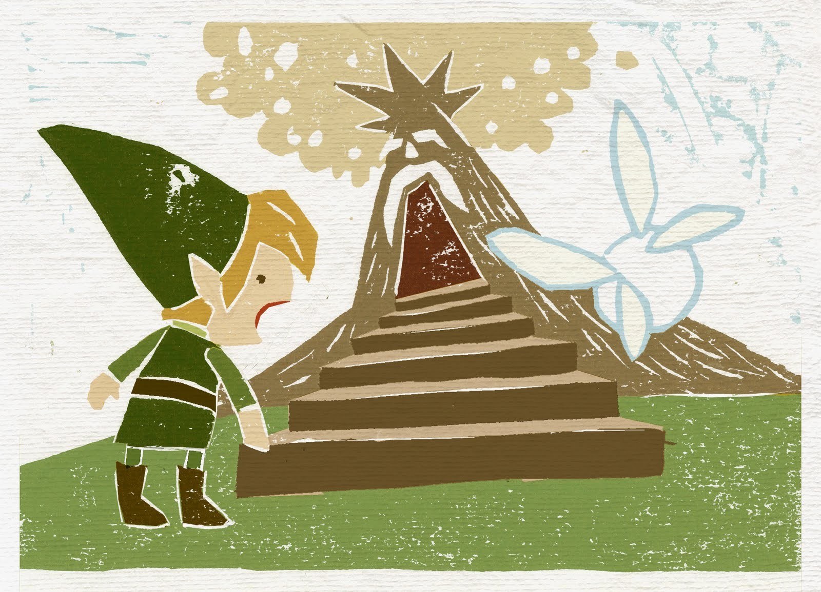 Link at a temple entrance