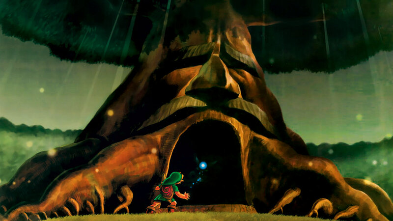 Link at Tree Face — Green
