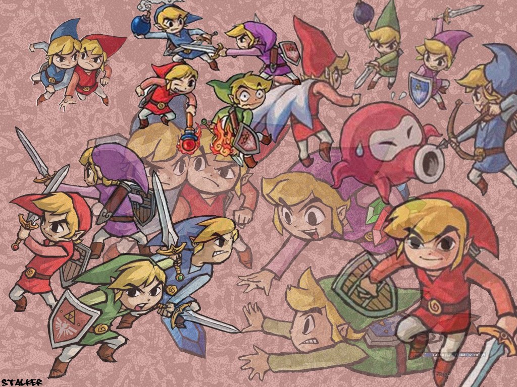 Link character collage