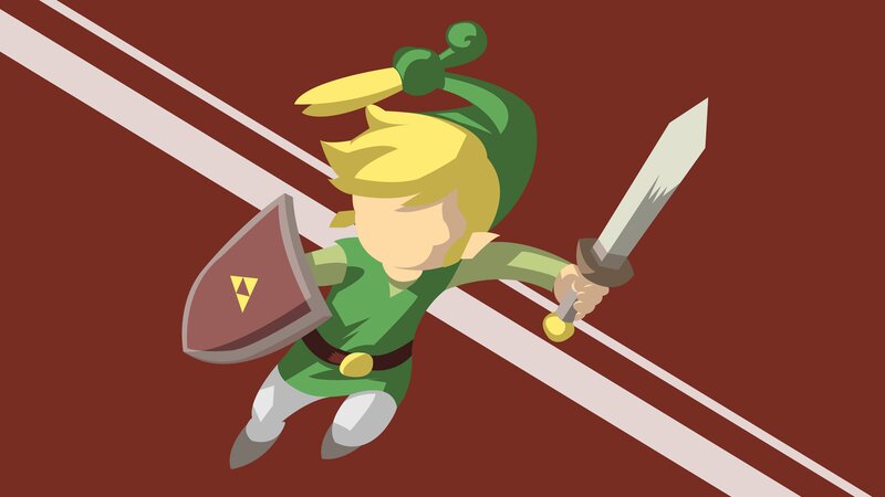 Link Character in Action — Red