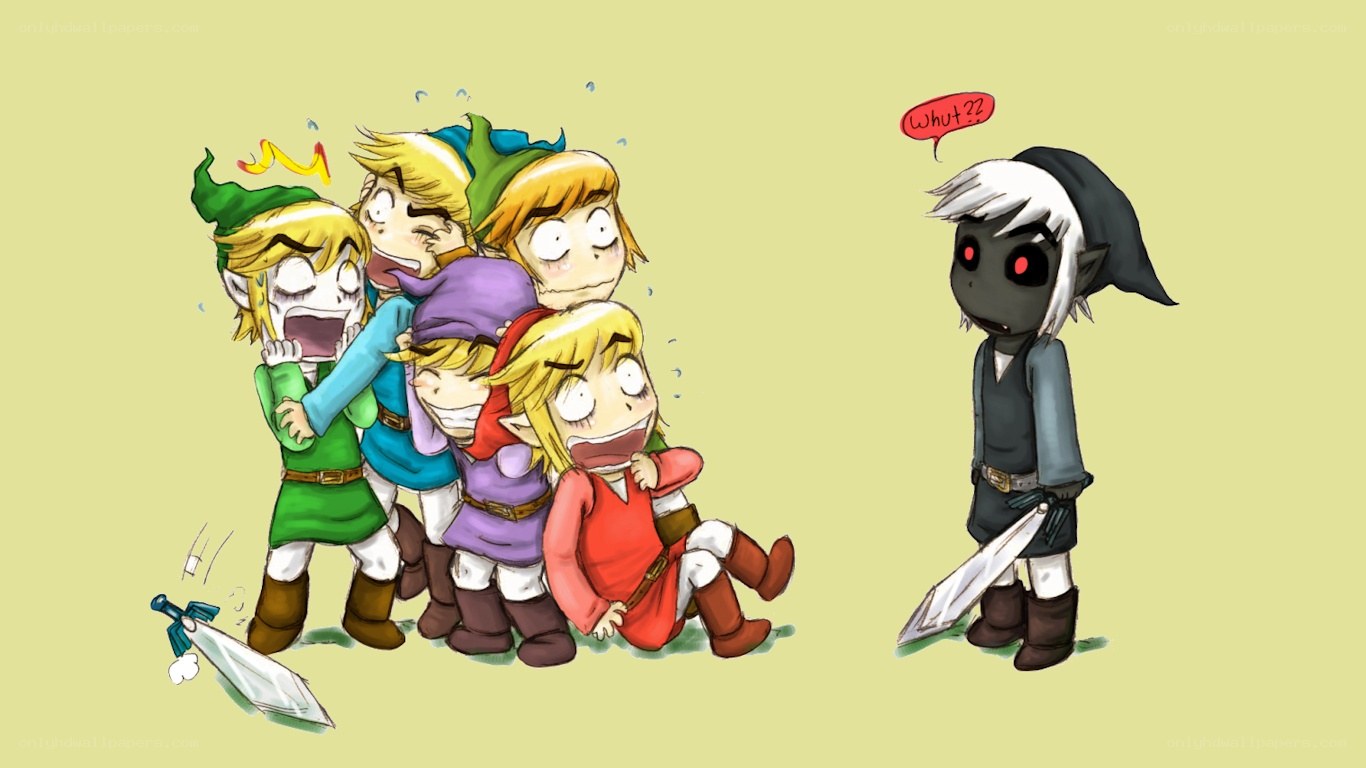 Link characters in chaos
