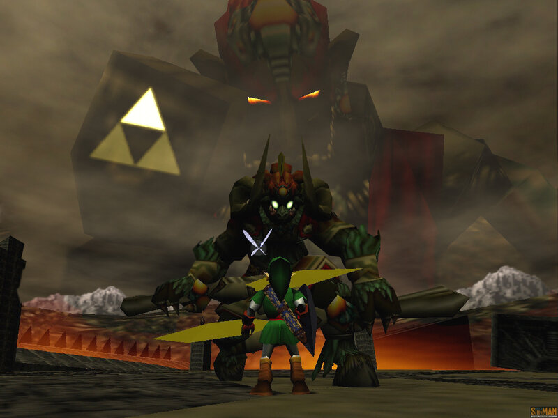 Link faces Ganon in final battle