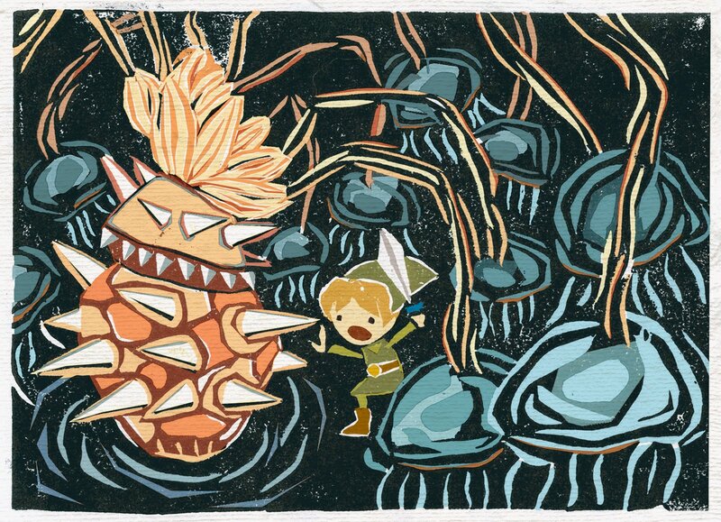 Link Facing a Bokoblin